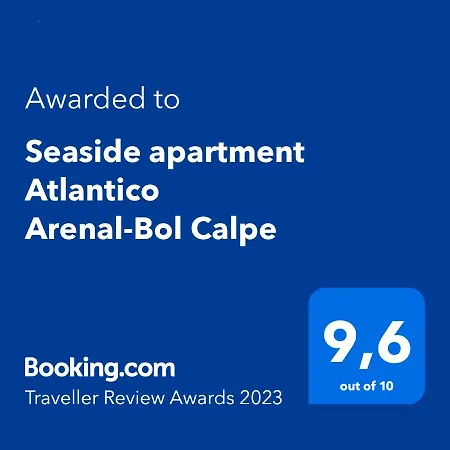 Apartament Seaside Atlantico Arenal-bol Calpe